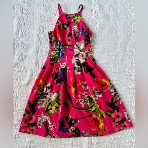 Vince Camuto Pink Floral Dress